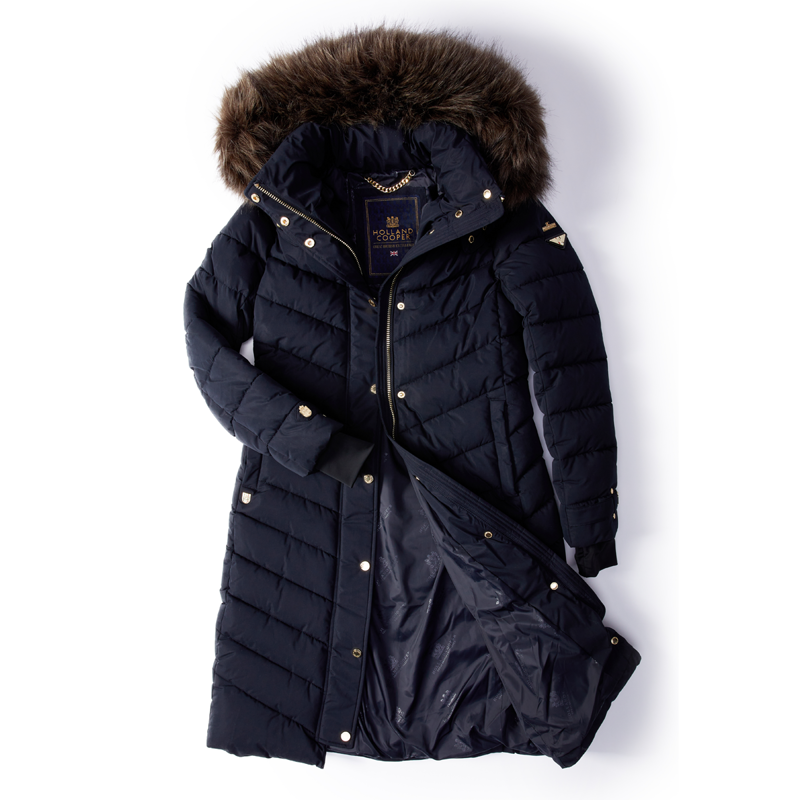 Holland Cooper Chamonix Coat - Ink Navy-7